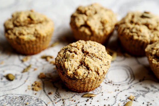 Chia and Pumpkin Seed Breakfast Muffins